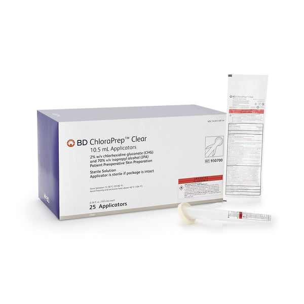  BD 930700 ChloraPrep Clear 10.5 mL Skin Prep Applicator -Better Life Mart 