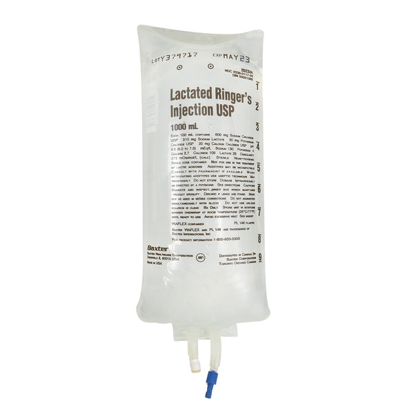 Baxter 2B2324X Lactated Ringer's Solution 1000 mL -Better Life Mart